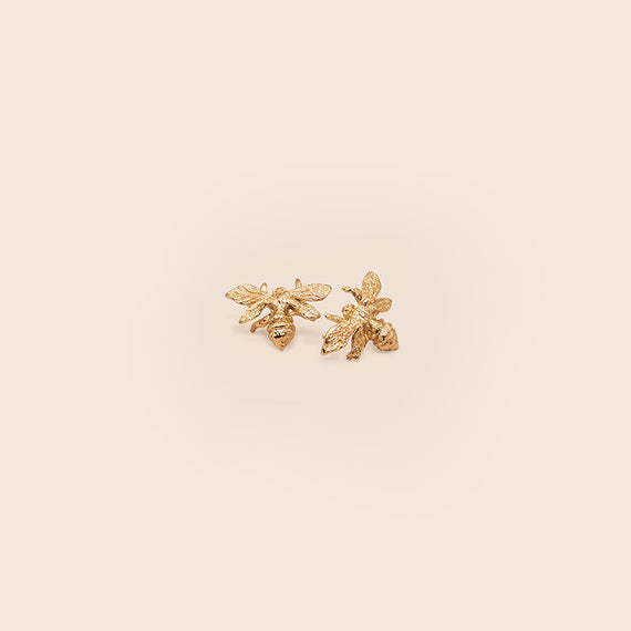 Aretes Abeja - Oro