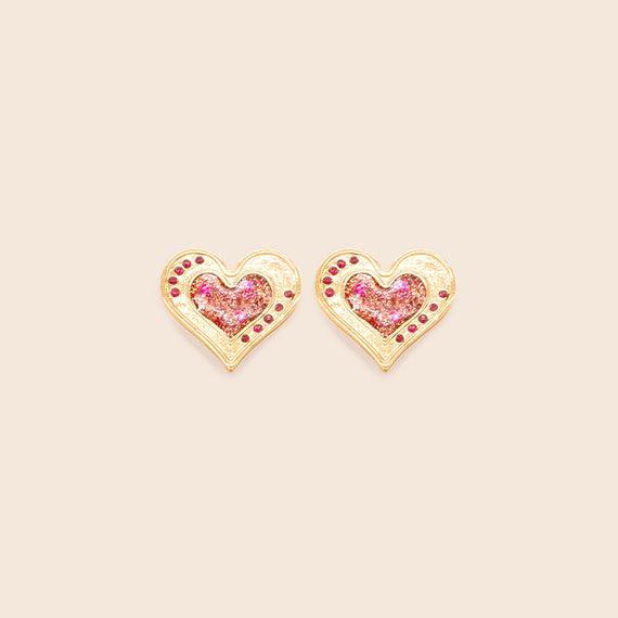 Aretes Corazon