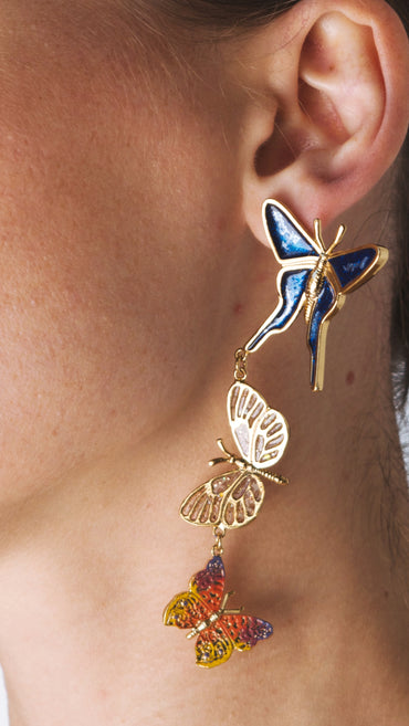 Aretes Mundo Mariposa