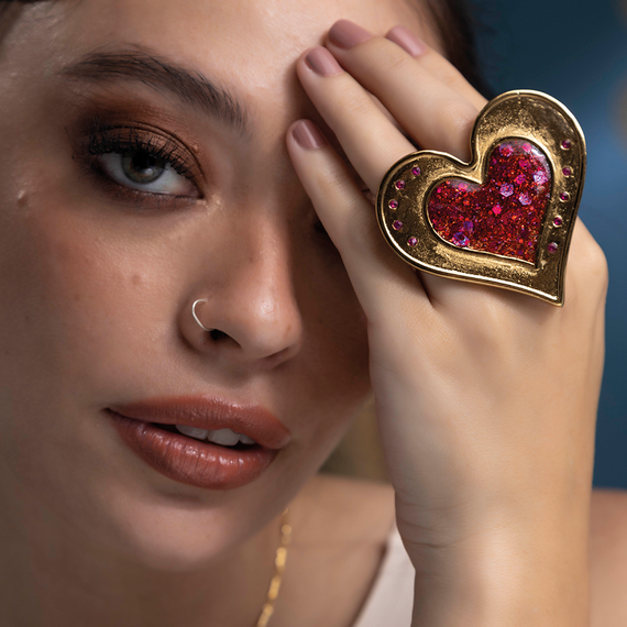 Anillo Corazon Maxi