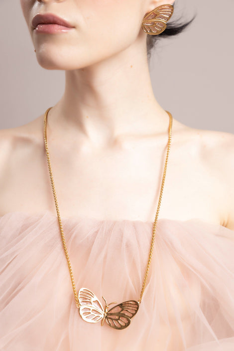 Collar Mariposa Rayo de Sol