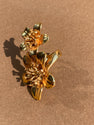 Anillo Doble Flor - Oro