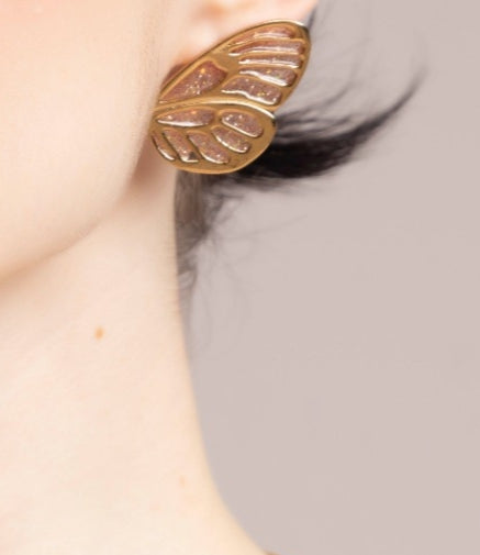 Aretes Mariposa Rayo de Sol