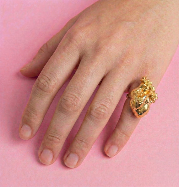 Anillo Corazón Anatómico Mini