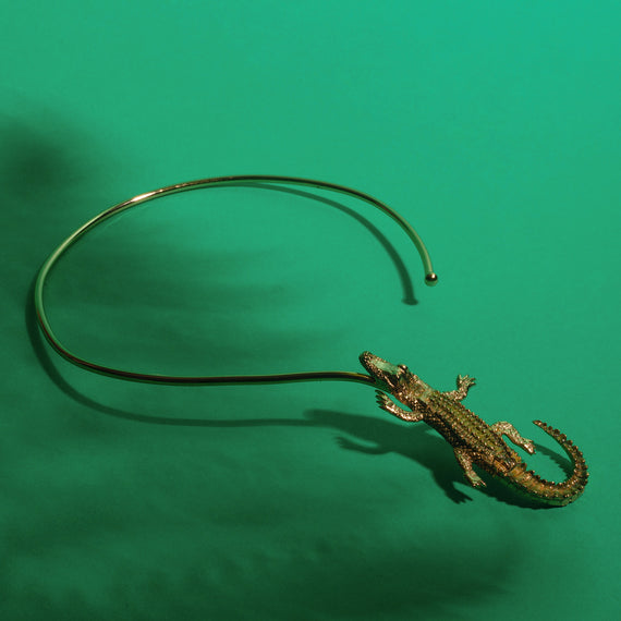 Choker Cocodrilo
