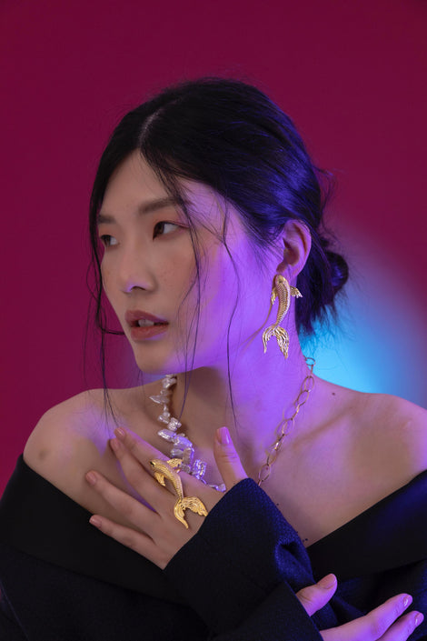 Anillo Maxi Pez - Oro